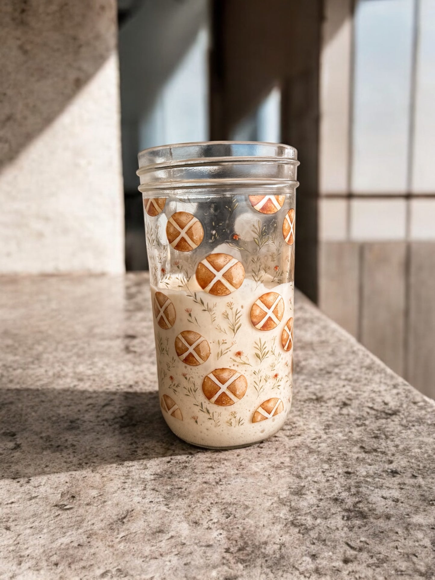 Homestead Sourdough Starter Jar