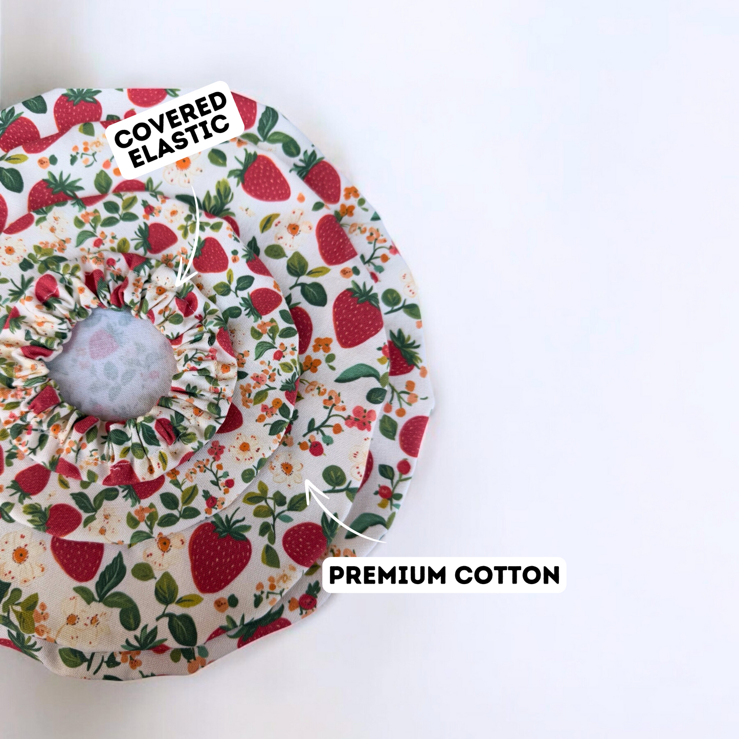 Strawberry Jar & Bowl Covers (4 Pack)