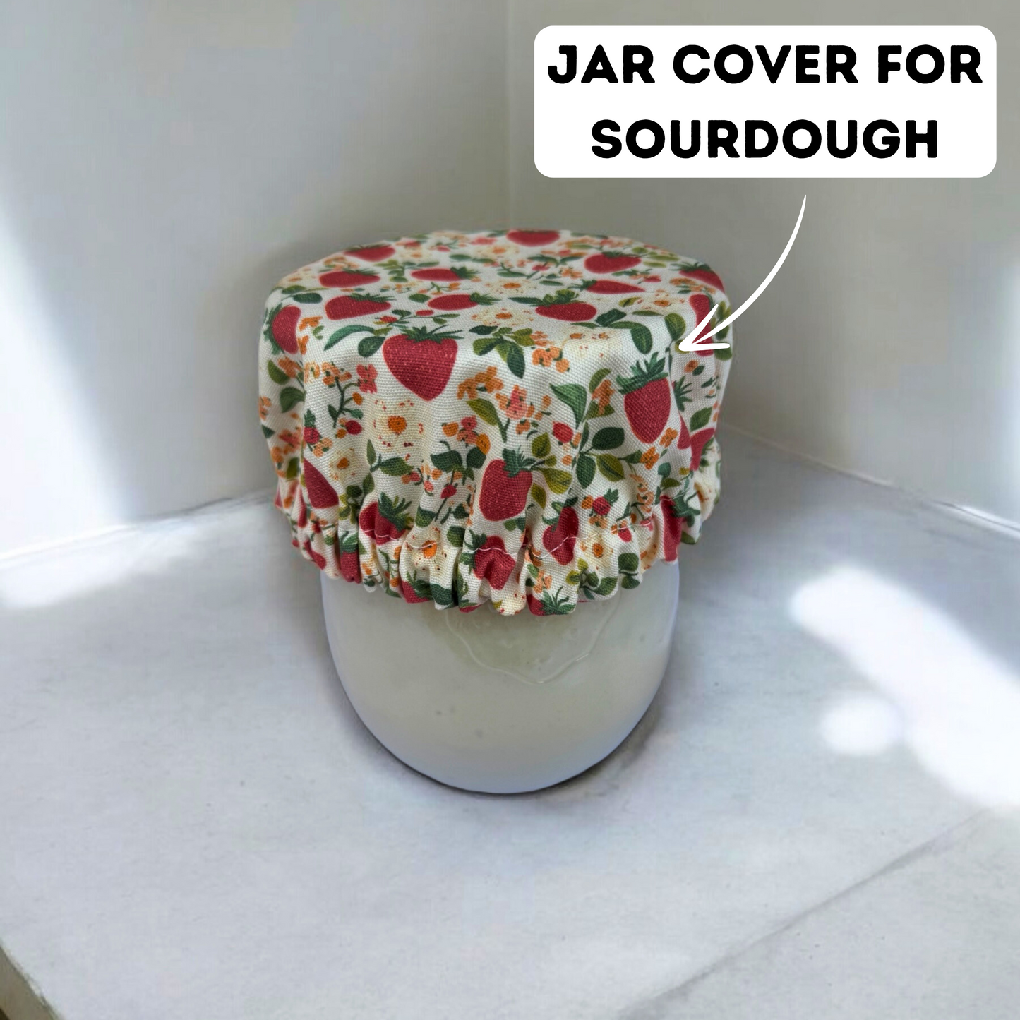 Strawberry Jar & Bowl Covers (4 Pack)