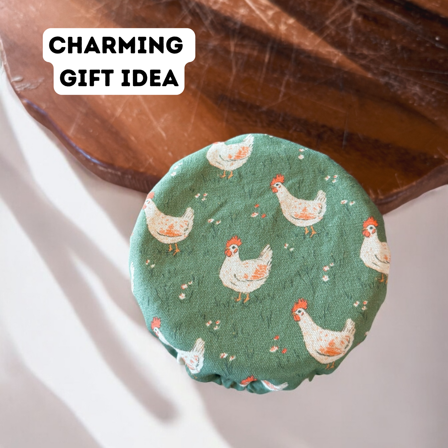 Chickens Jar & Bowl Covers (4 Pack)