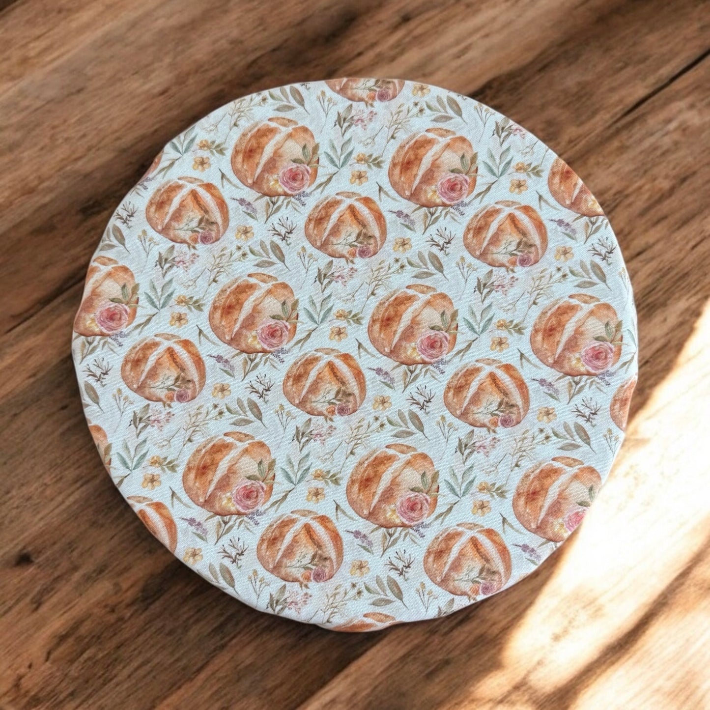 Vintage Floral Sourdough Bowl Cover - 11in