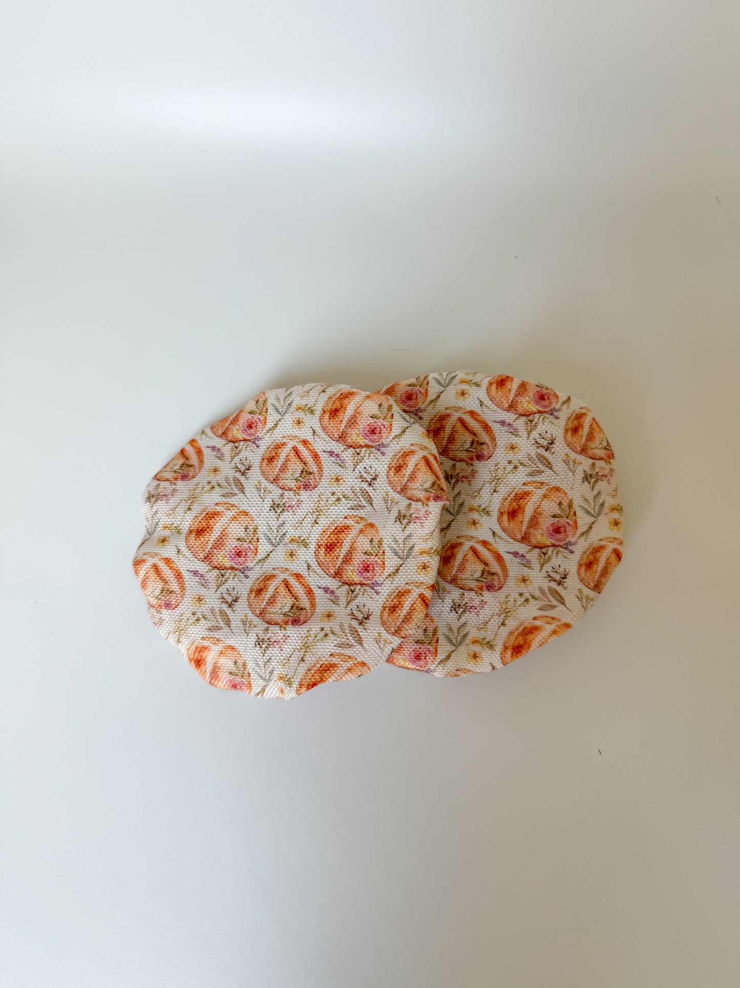 Vintage Floral Sourdough Fabric Jar Covers (Set of 2)