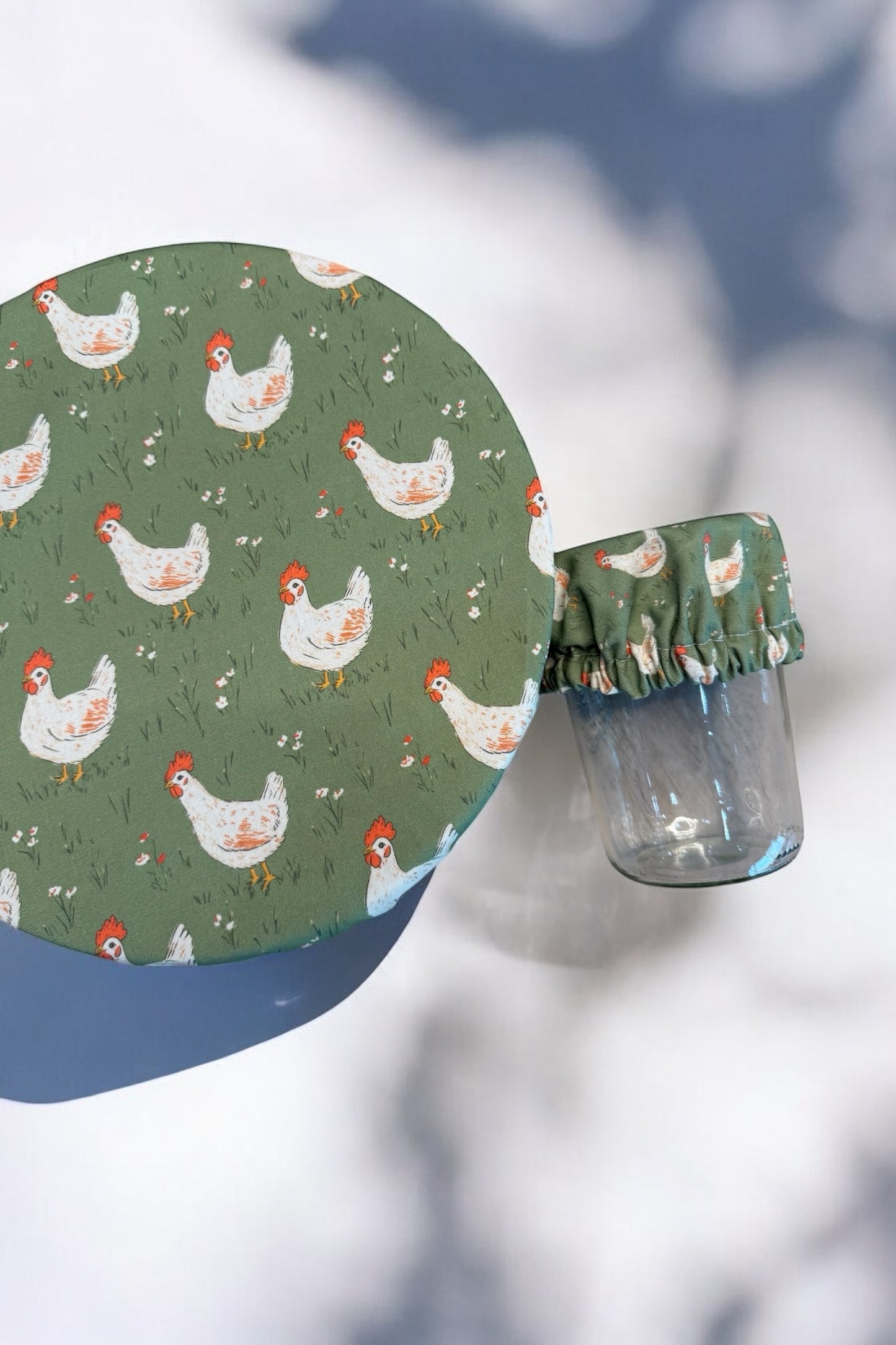 Chickens Jar & Bowl Covers (4 Pack)