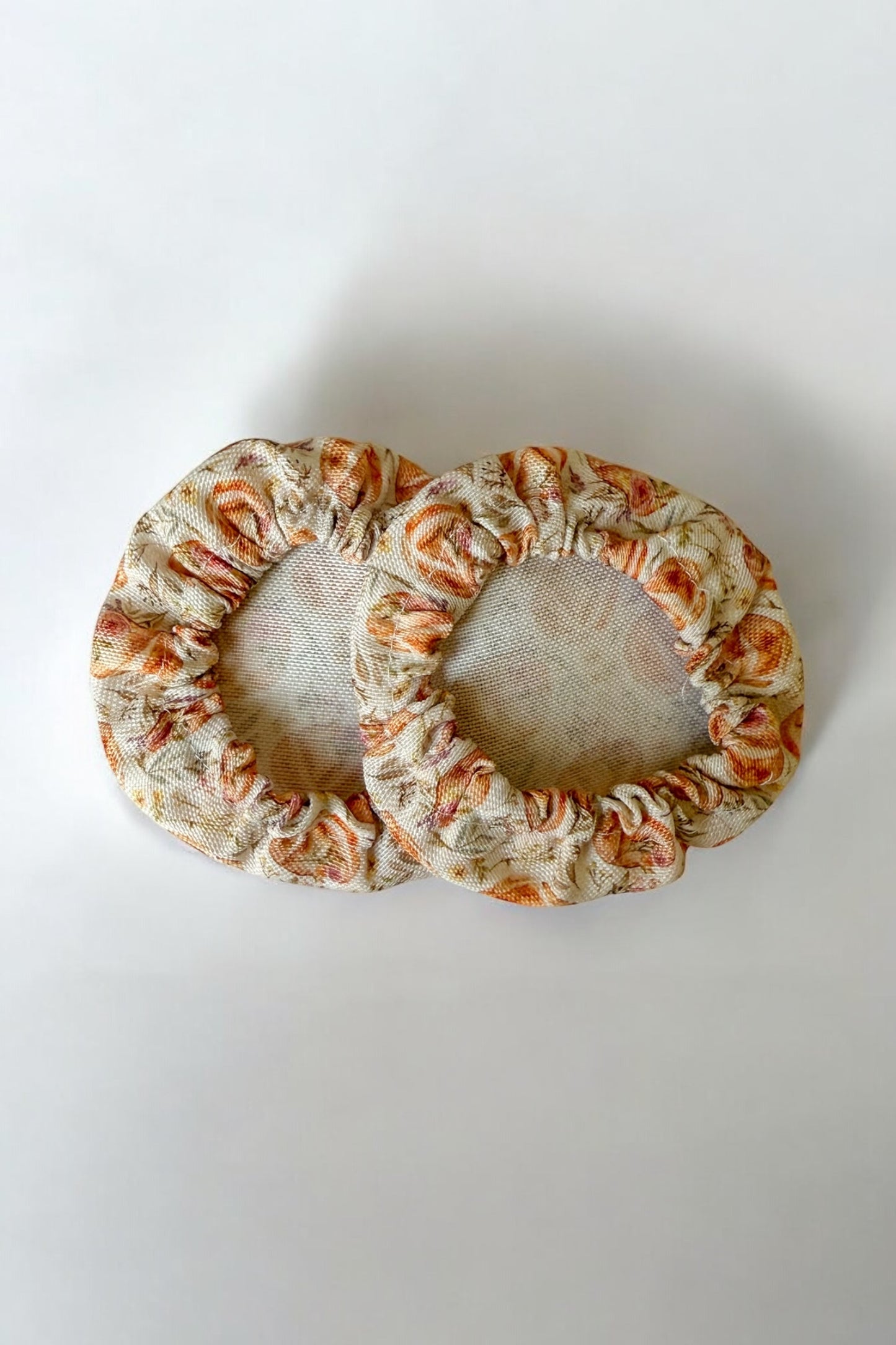 Vintage Floral Sourdough Fabric Jar Covers (Set of 2)
