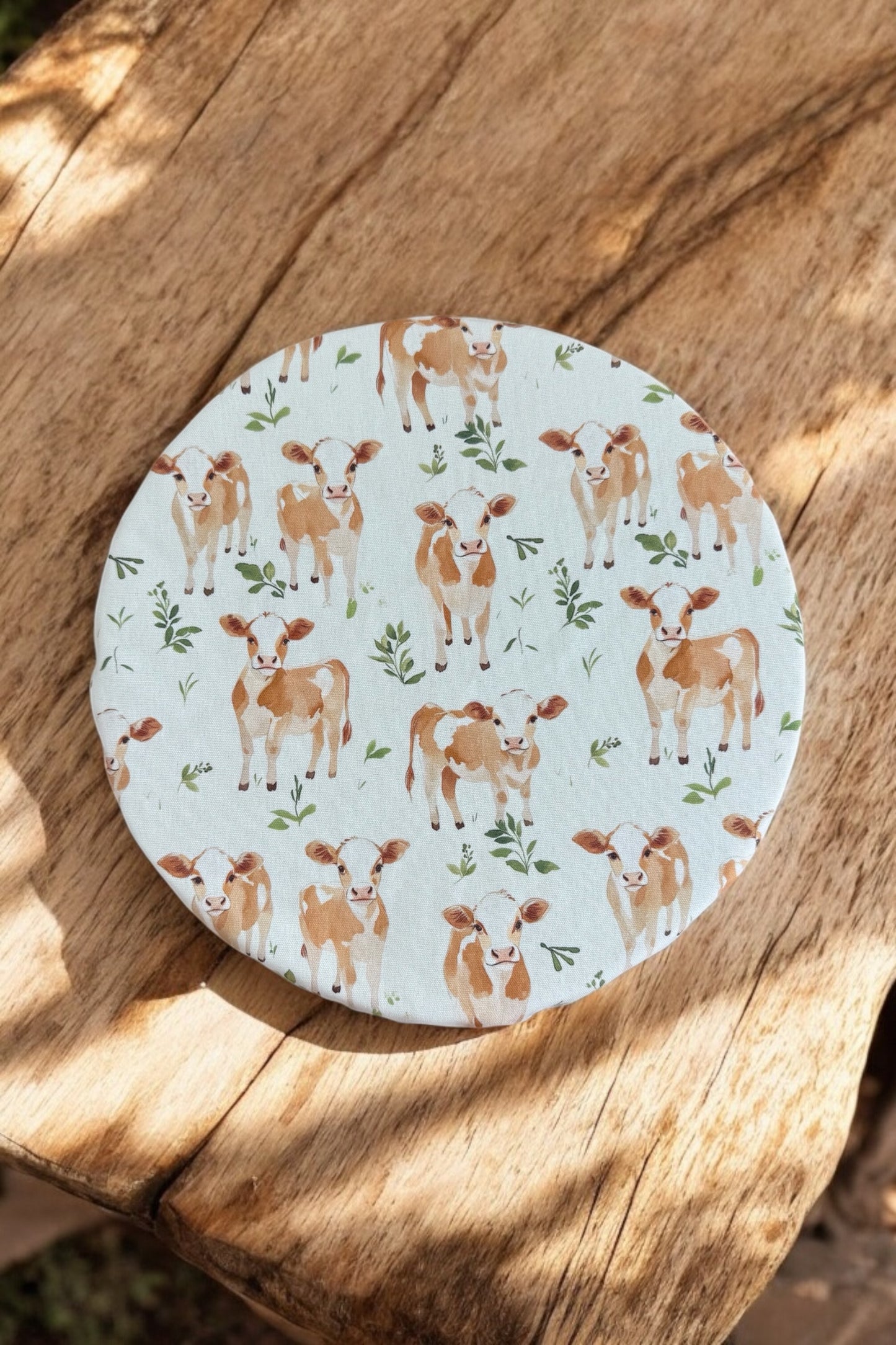 Jersey Cow Bowl Cover - 11in