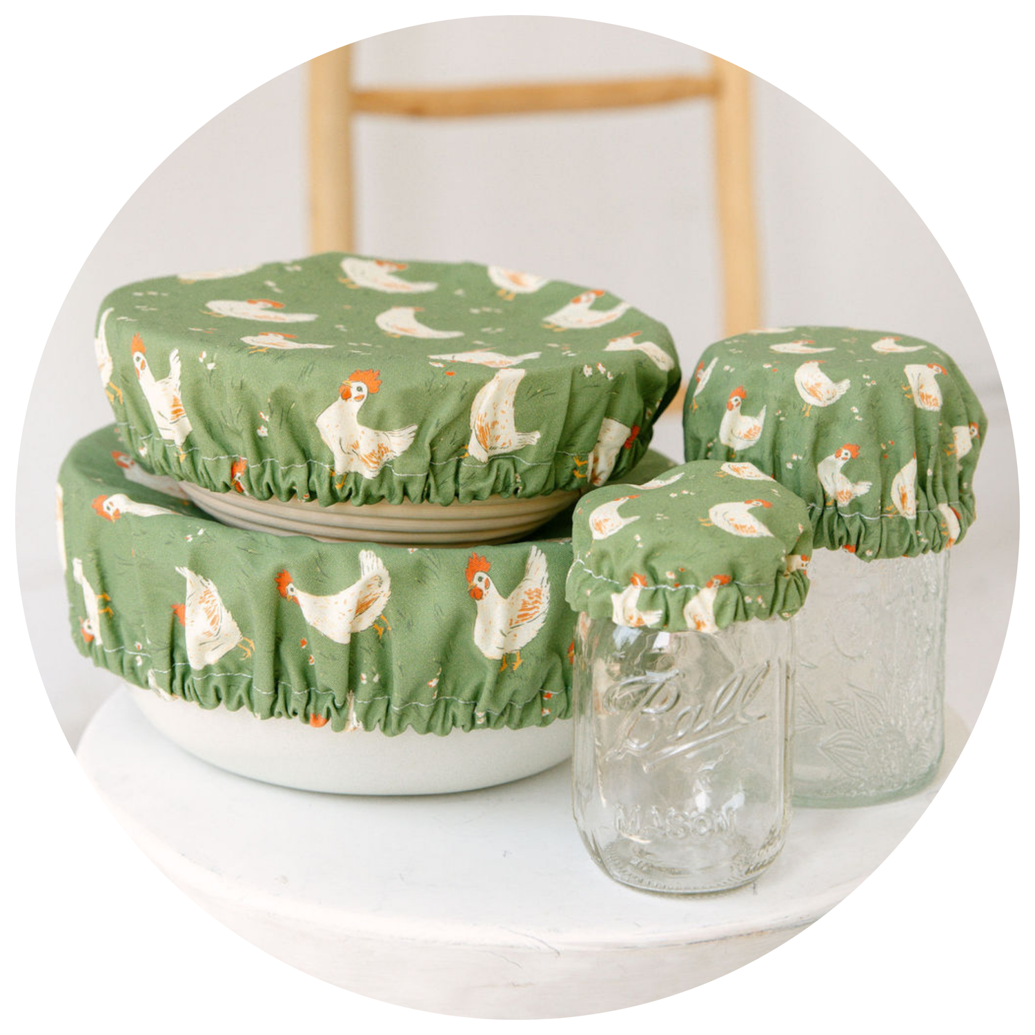 Fabric Sourdough Covers (4 Pack)