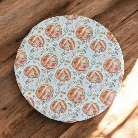 Vintage Floral Sourdough Bowl Cover - 11in